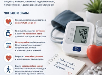 Неделя борьбы с артериальной гипертензией: почему важно контролировать давление и соблюдать лечение