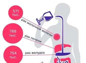 Прием алкоголя  однозначно повышает риск развития онкологических заболеваний. Связь эта доказана многочисленными исследованиями. Вот как алкоголь повышает риск развития рака:  1. Механизмы воздействия:  * Ацетальдегид: Алкоголь в организме расщепляется до