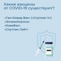 Какие вакцины от КОВИД-19 существуют в России?