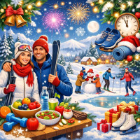 Как активно и с пользой провести новогодние каникулы зимой