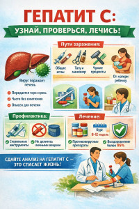 Неделя по борьбе с заражением и распространением хронического вирусного гепатита С
