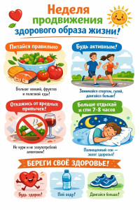 Неделя продвижения здорового образа жизни