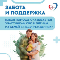 Медицинская помощь участникам СВО, членам их семей и ветеранам боевых действий